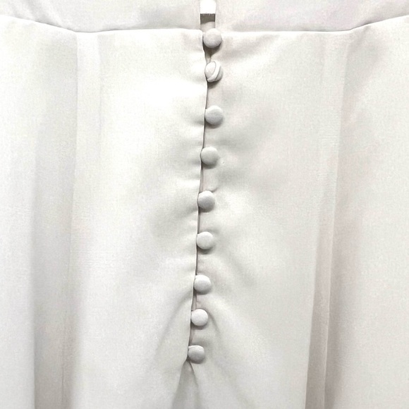 Lovers + Friends The Roma White Beaded Fit & Flare Mini Dress Women’s Small - Picture 11 of 13